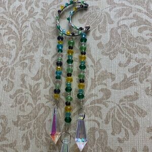 Hand Crafted Multicolor Beaded Suncatcher